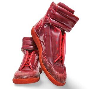 Maison Margiela Future Red High Top Sneakers Shoes US 8